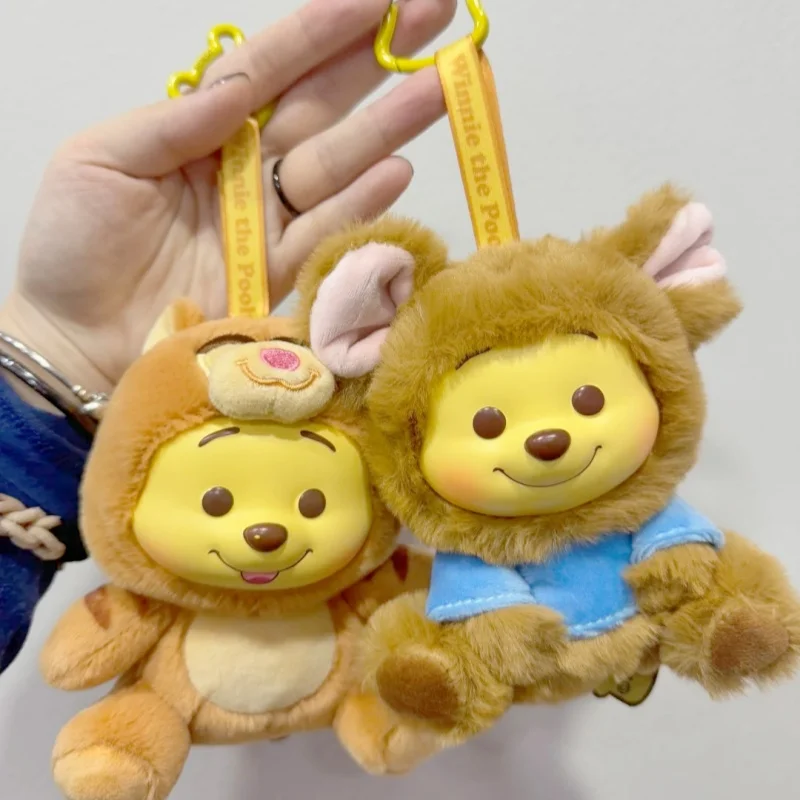 สินค้าขายดี วินนี่เดอะพาร์ตี้ ซีรีส์ กล่องสุ่ม ตุ๊กตาไวนิลพวงกุญแจ กล่องปริศนา ของขวัญวันเกิดสุดน่ารัก ของแท้ กล่องเดิม