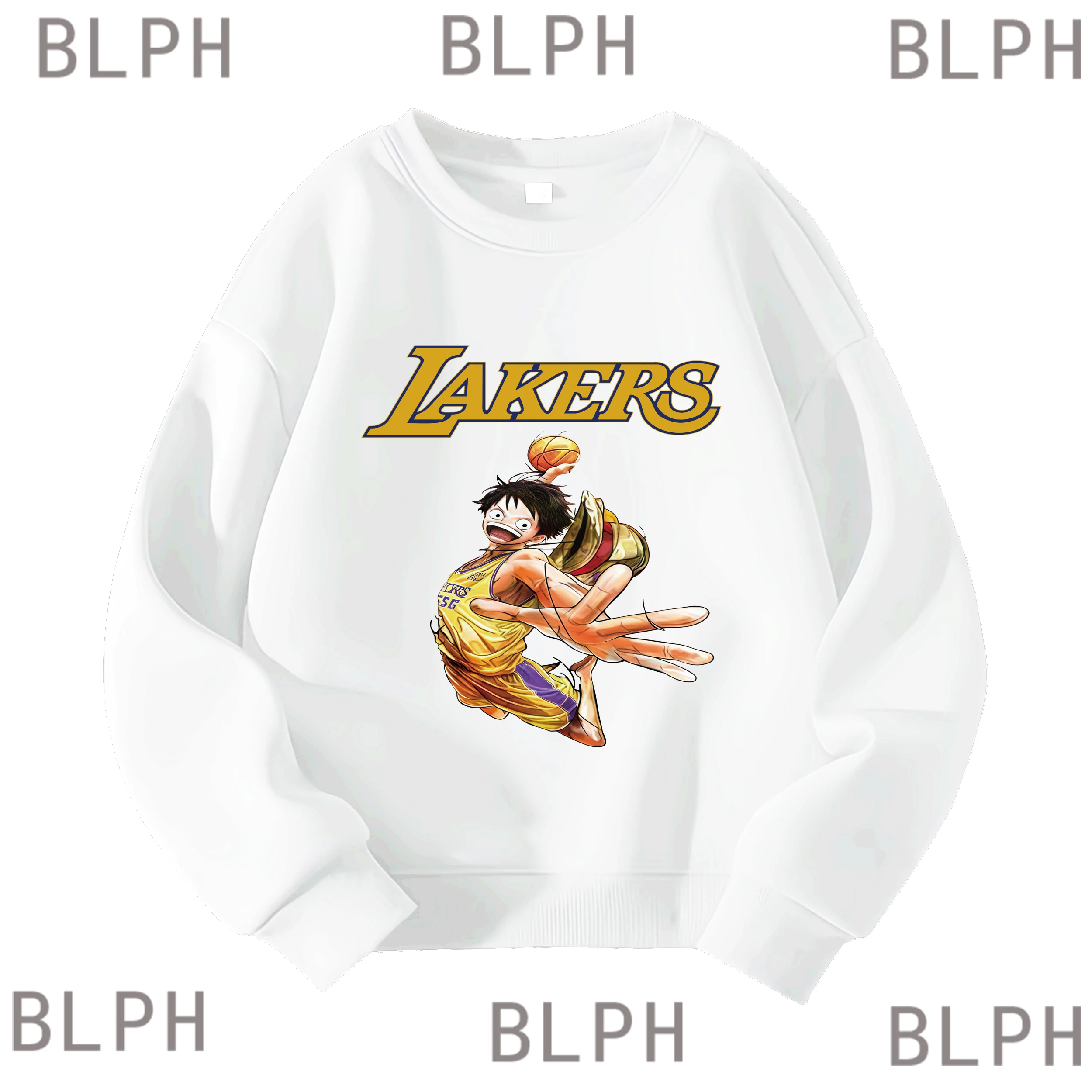 

One Piece Lufei Straw Hat Team Hooded Sweater| Children And Adults Same Harajuku Style Graffiti Print Fashion Sports Top