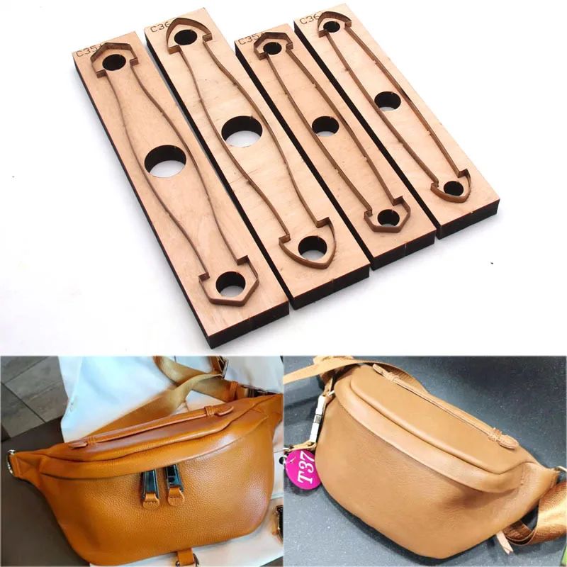 1Pcs Japanese Steel Leather Cut Die For DIY Making Leather Bag Handle Cutting Die Knife Mold Metal Leather Accessories Punch