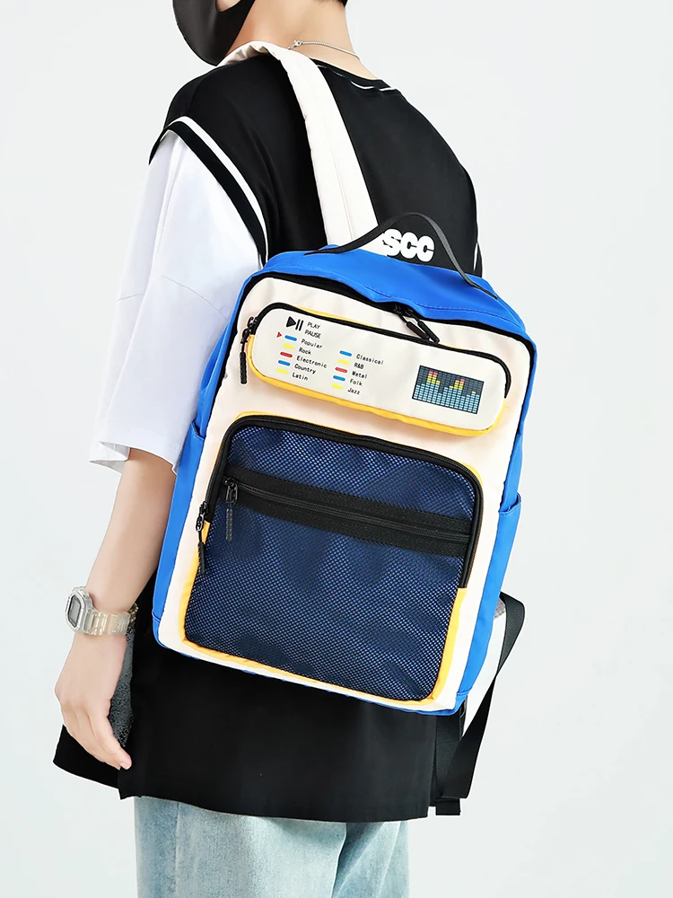 

Backpack Male Niche Design Sports Backpack Female Student Large Capacity Laptop Bag