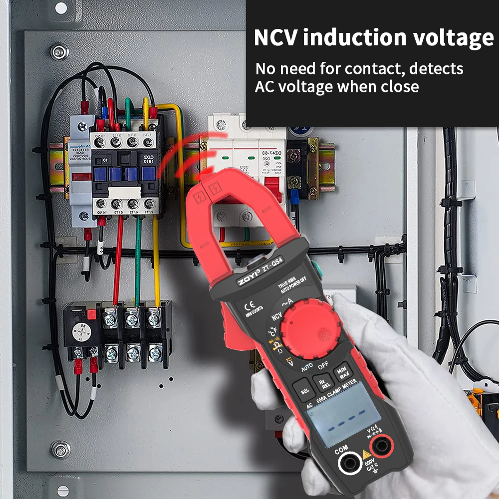 ZOYI ZT-QS4 متعدد الرقمية المشبك متر فاحص 4000 عدد التيار المتناوب/تيار مستمر الجهد الفولتميتر هرتز السعة NC VO لا ديود تستر أداة Y