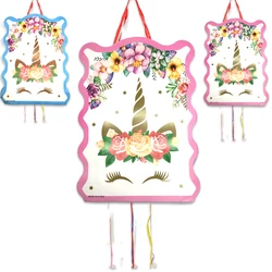 Pink Unicorn blue Unicorn Theme piñata birthday Pinatas birthday piñata toys pinata child birthday Decoration christmas Pinata