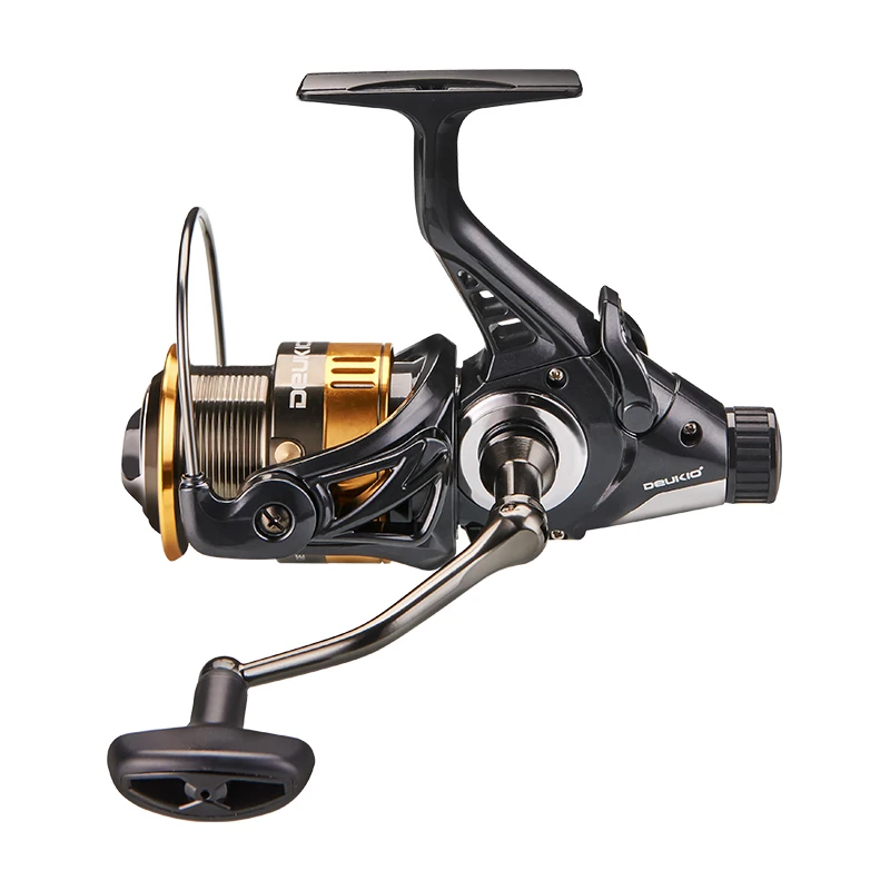DEUKIO 2025 carrete totalmente de Metal Jigging Trolling tiro largo fundición y agua salada Surf gran mar doble arrastre carrete de pesca giratorio