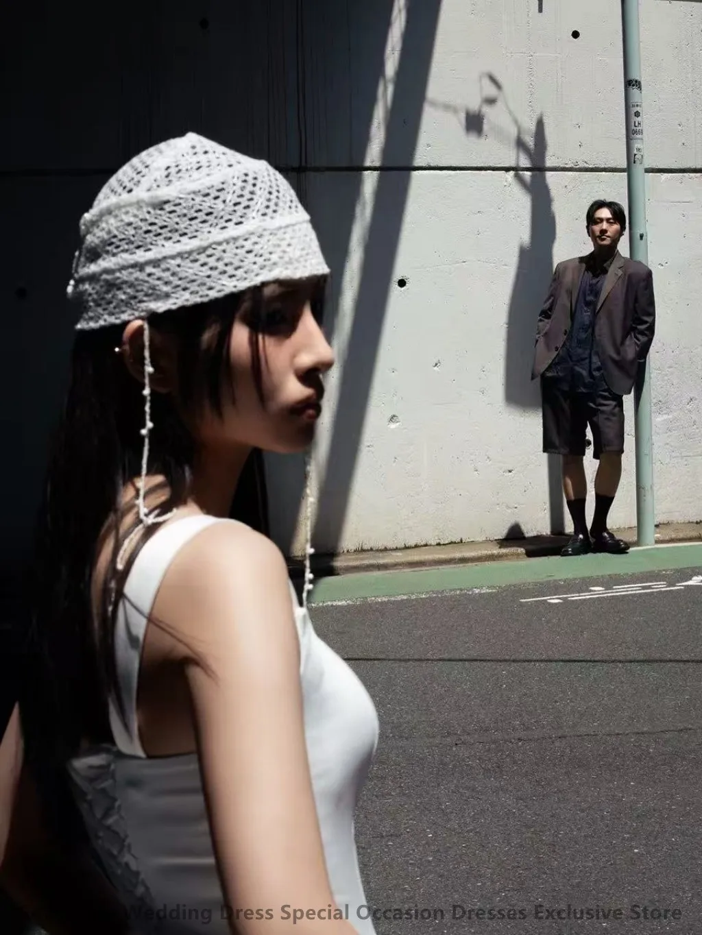 Sevintage marfil coreano una línea vestido de novia satén sin tirantes vestido de novia elegante vestidos de fiesta de boda 2025 personalizado