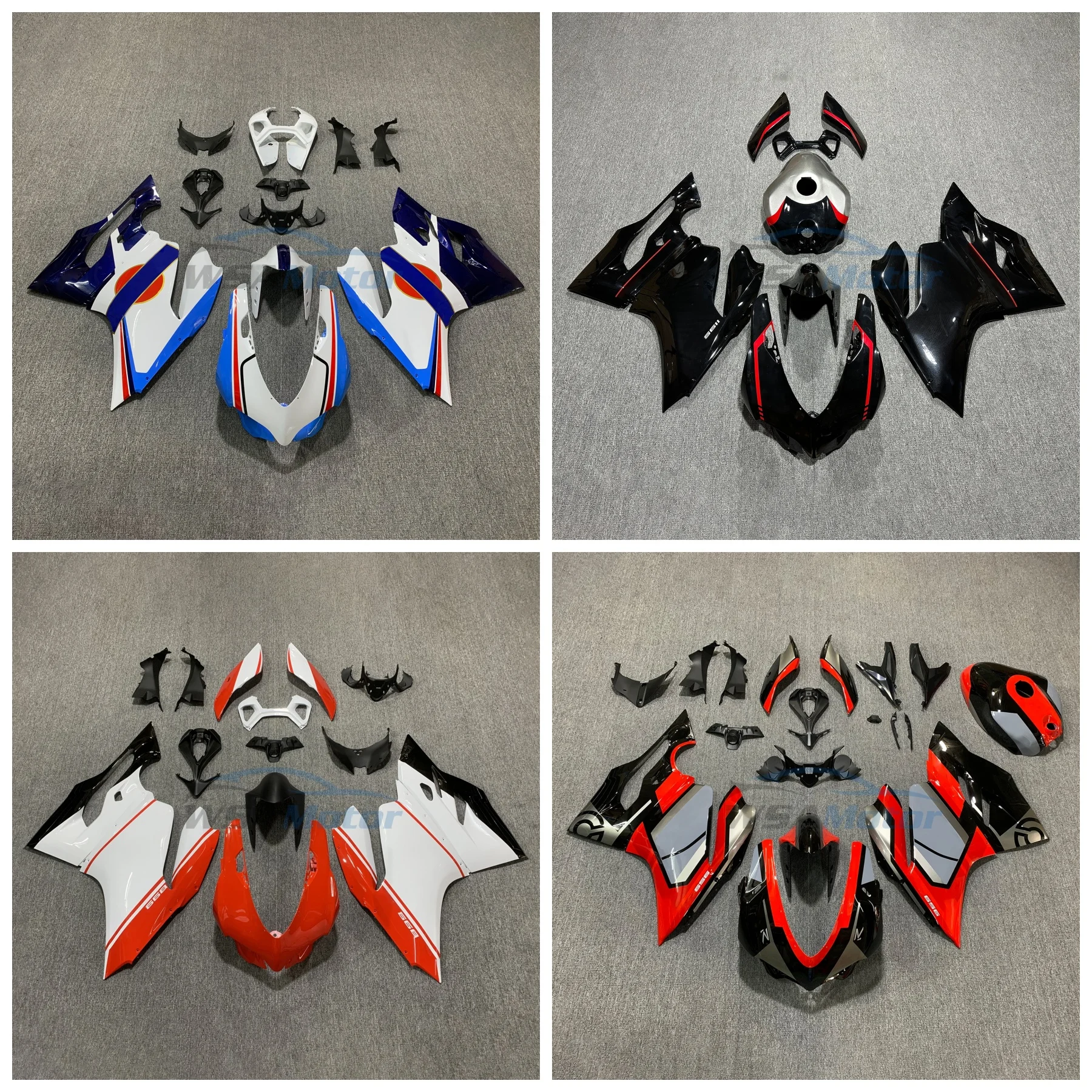 

Комплект обтекателей для мотоциклов из АБС-пластика, подходит для Ducati 899 1199 Panigale 1199S 2012 2013 2014 2015, комплекты обтекателей с возможностью индивидуальной окраски