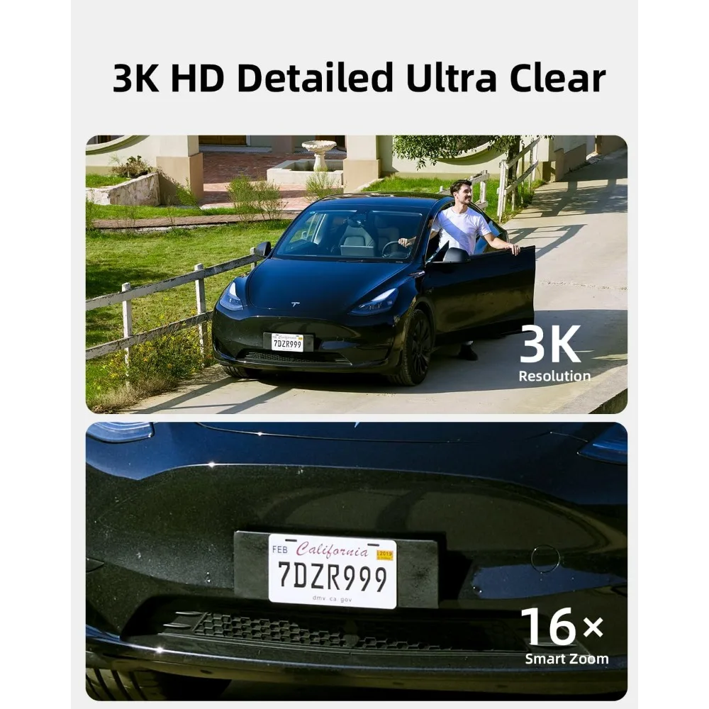 Système de caméra de sécurité domestique noorio avec t410 × 1,cs201 × 2