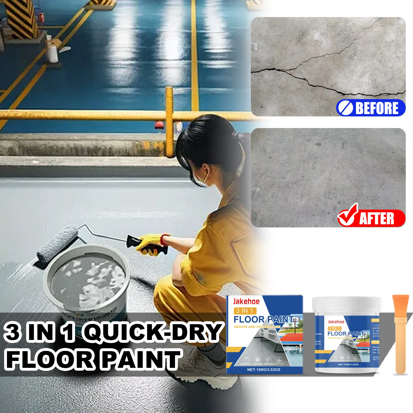 Jakehoe 3 In 1 Floo…