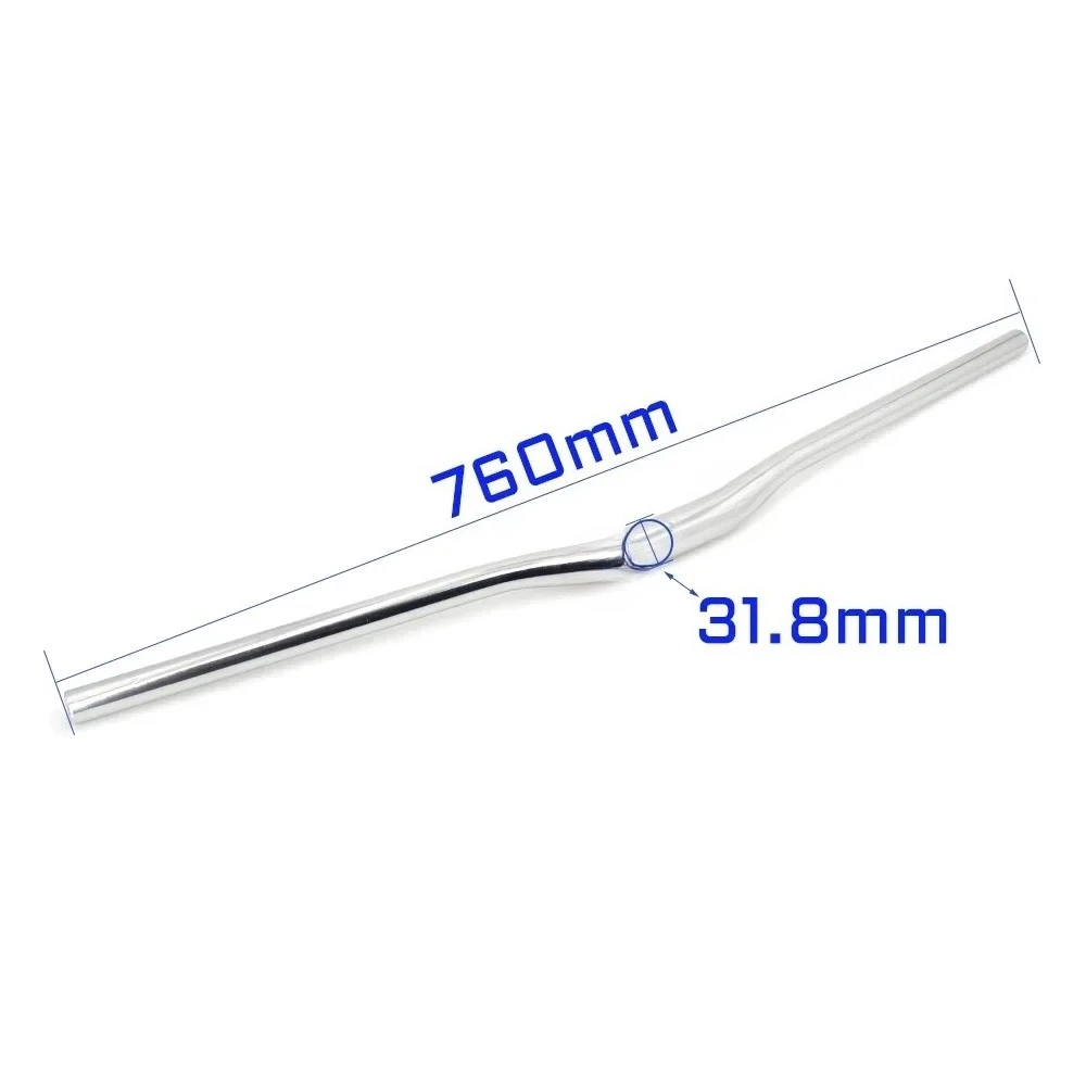 Aluminum Riser Flat Bar 31.8x640-800mm MTB Road Bike Handlebar Parts