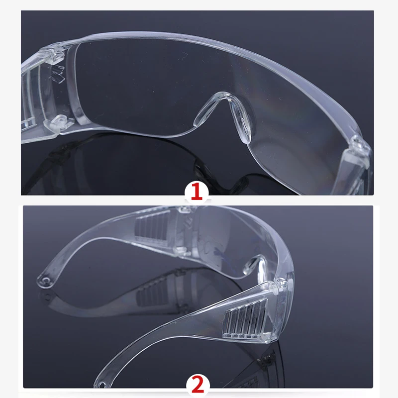 Unisex Transparent Fog&Uv Resistant Safety Glasses Goggle Manicure Lab Protective Eye Wear Lens Workplace Anti-Dust Glasses