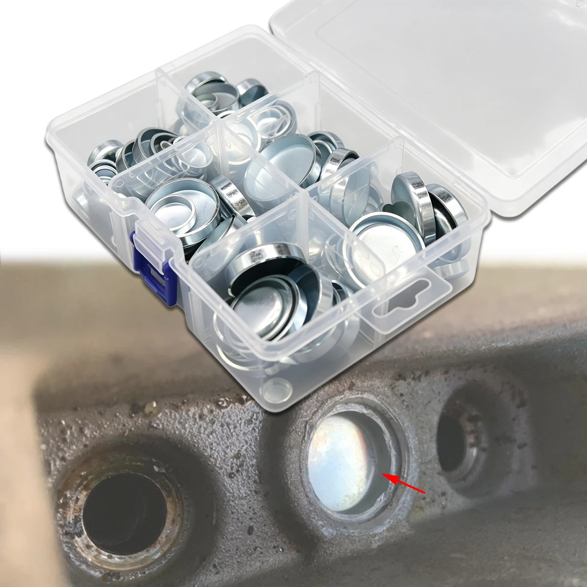 108PC For Ford Mazda Engine Block Cup Core Freeze Welch Expansion Frost Caps For Car Truck Van Marine Cylinder Head Block 8-36mm