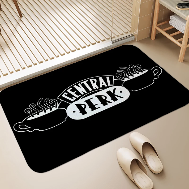 Door Mat for Bathroom Central Perk Rug for Bedroom Doormat Entrance Door Non Slip Living Room Floor Carpet Home Decorations