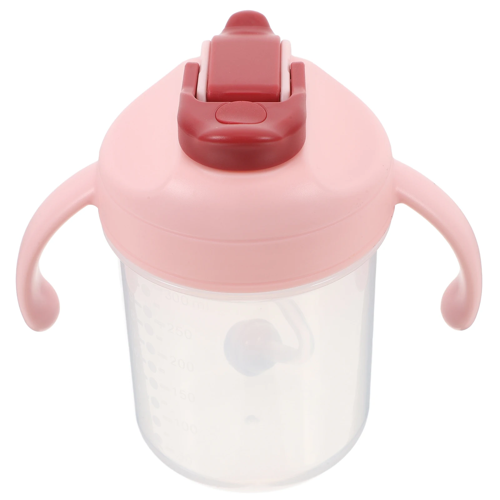 

Anti Choking Straw Cup for Elderly Spill Proof Sippy Mug 2 Handles Bedridden Patients Pregnant Women Measuring Hydration Durable