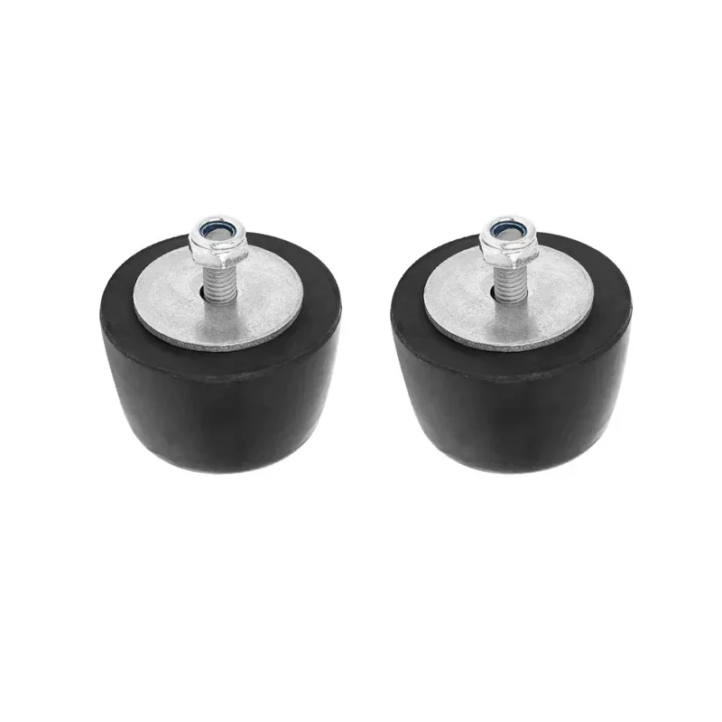 

2pcs KJ71051BK Black Rubber Bumper Cushion Hood Stop For Jeep Wrangler