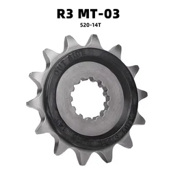 Silent Durable Enduro Sprocket 14T for YAMAHA YZF-R3 YZF-R25 MT-25 MT-03 YZFR3 YZFR25 YZF R3 R25 MT03