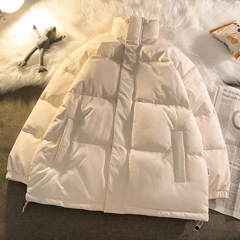 

2025 new cotton jacket for men and men unisex cotton jacket men's fashionable casual couple style cross-border foreign trade