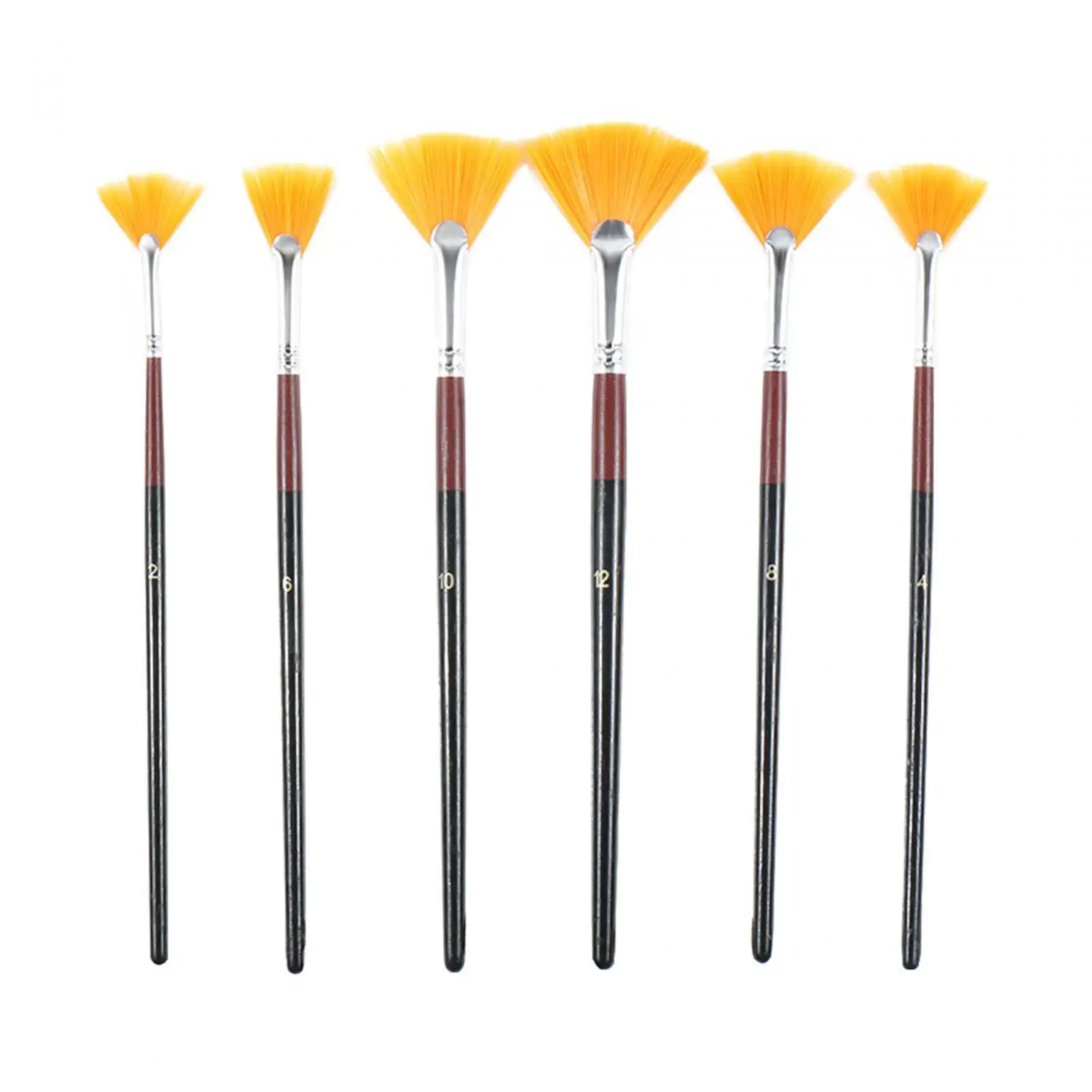 6 Stück Künstler Pinsel Set Pinsel Stift Set für Öl Wasser Anfänger