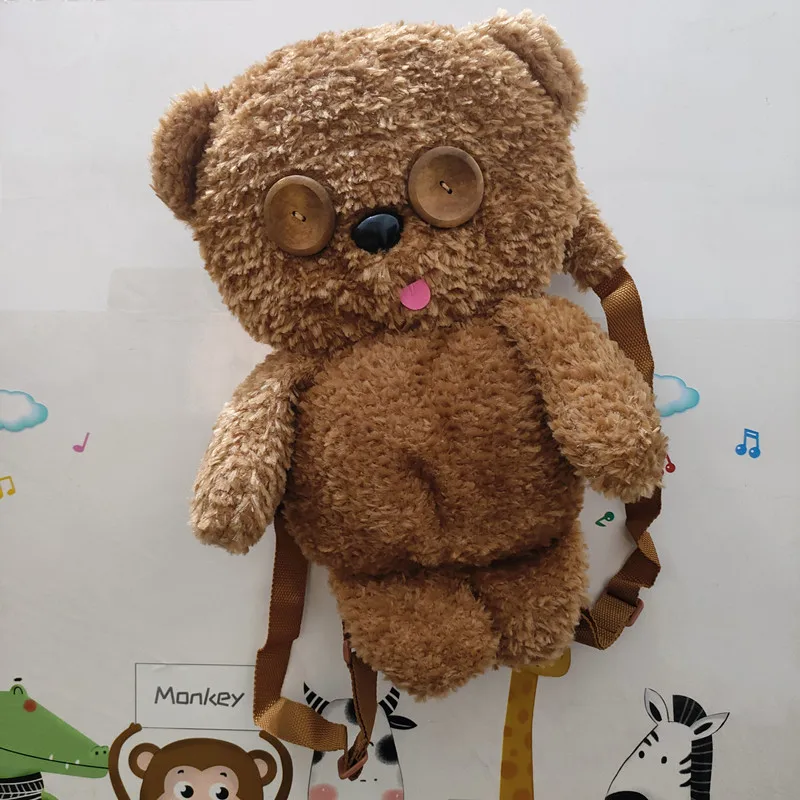 1 Pcs Universal Studios Despicable Me Minions Tim Bobs Urso Brinquedo de Pelúcia Mochila Bolsa