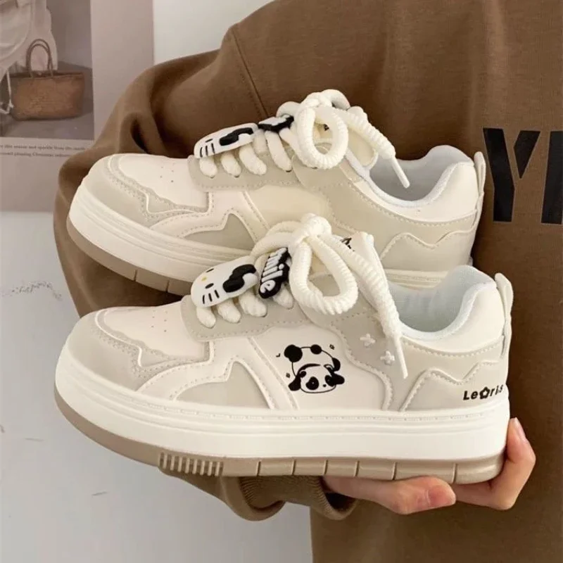 Women\'s Shoes 2024autumn and Winter New Original Thick Soled Small White Shoes American Trend Casual Fashion Shoes for Women