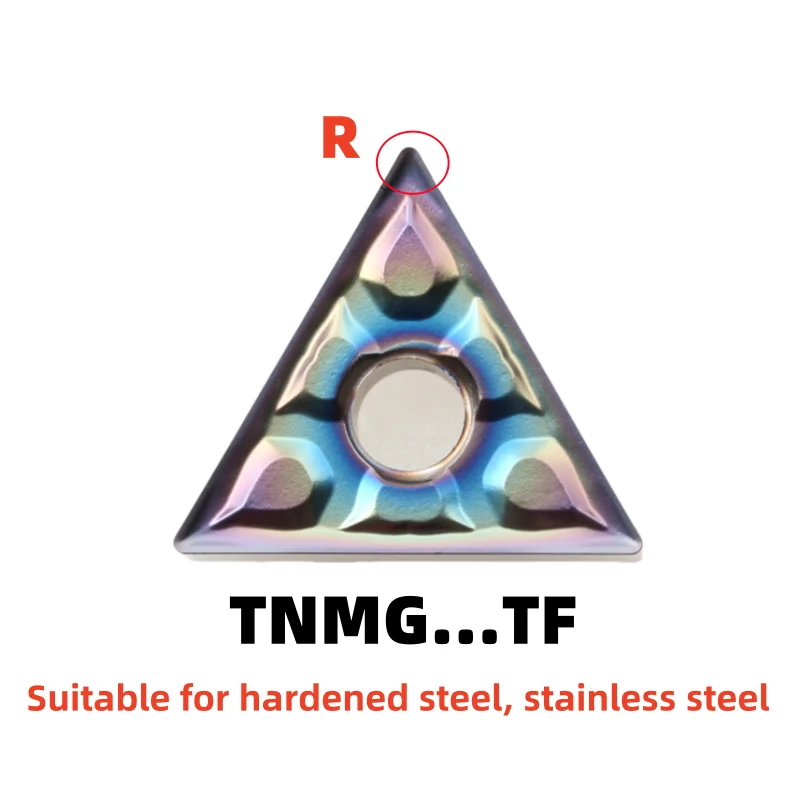 TNMG160404 TNMG160408 MA MS AM TF مخرطة القاطع أداة القطع تصلب الصلب إدراج أدوات تحول باستخدام الحاسب الآلي شفرات 1 قطعة