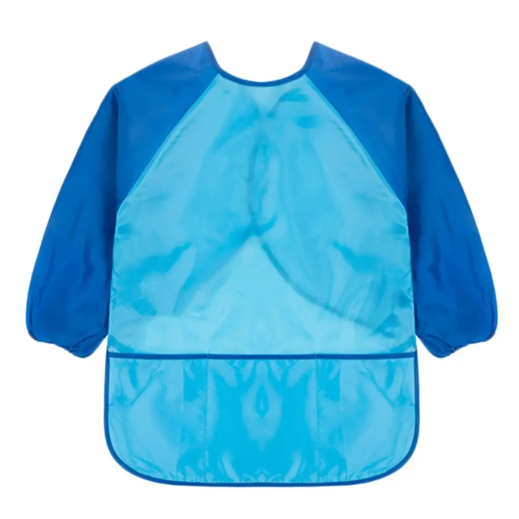 Waterproof Skirt Style Kids Apron Long Sleeve Painting Smock Children Apron Polyester for Art Daycare and Preschool