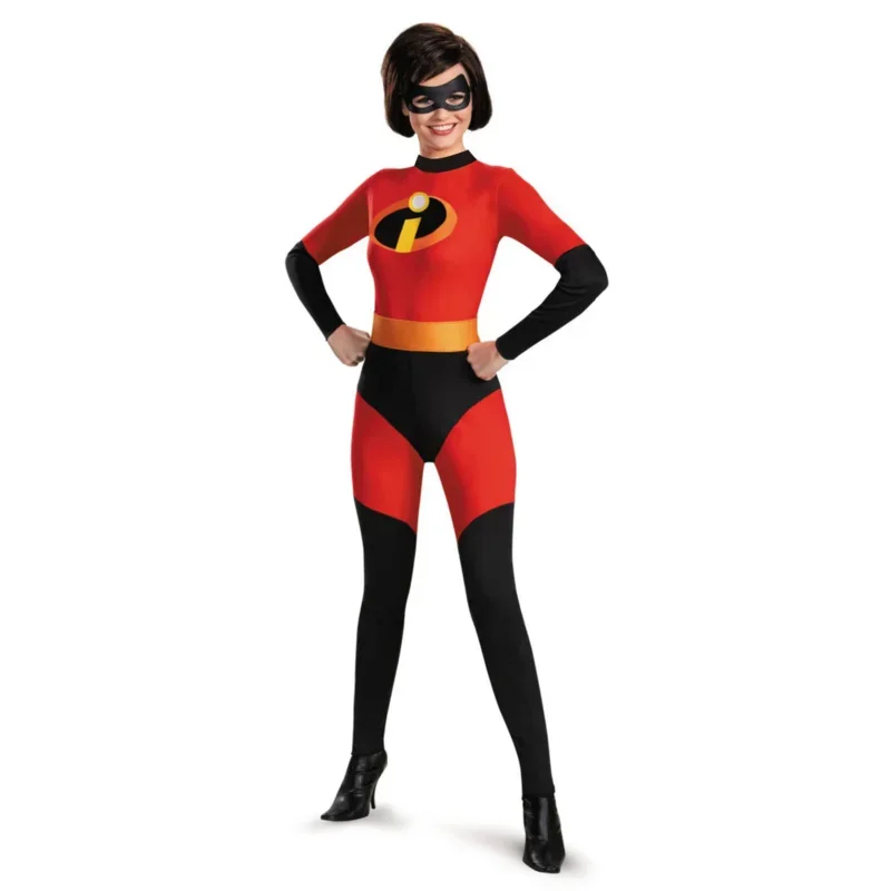 Дамский костюм на Хэллоуин Elastigirl, Хелен Парр, невероятный комбинезон, костюм для взрослых женщин, косплей