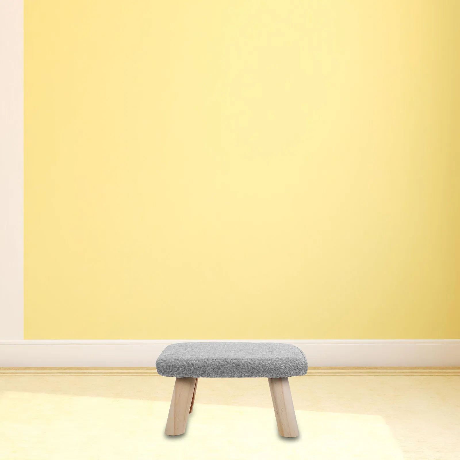 

Деревянная подставка для ног 13.8X9.8X7.1 дюйма, натуральная, минималистичная, для офиса, дома, спальни, гостиной, деревянный табурет-ступенька