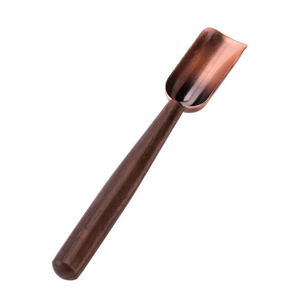 Vintage Long Handle Wooden Teaspoon for Loose Leaf Tea Scooping Salt Coffee Flour Sugar Milk Powder Multi-Function Household Tea view 6