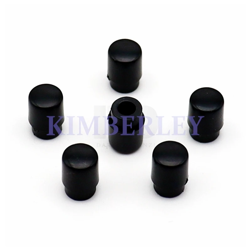 50PCS 7 X 10 Plastic Step Key Cap Tap Switch Cap Power Key Cap Electrical Device Key Cap Round Hole