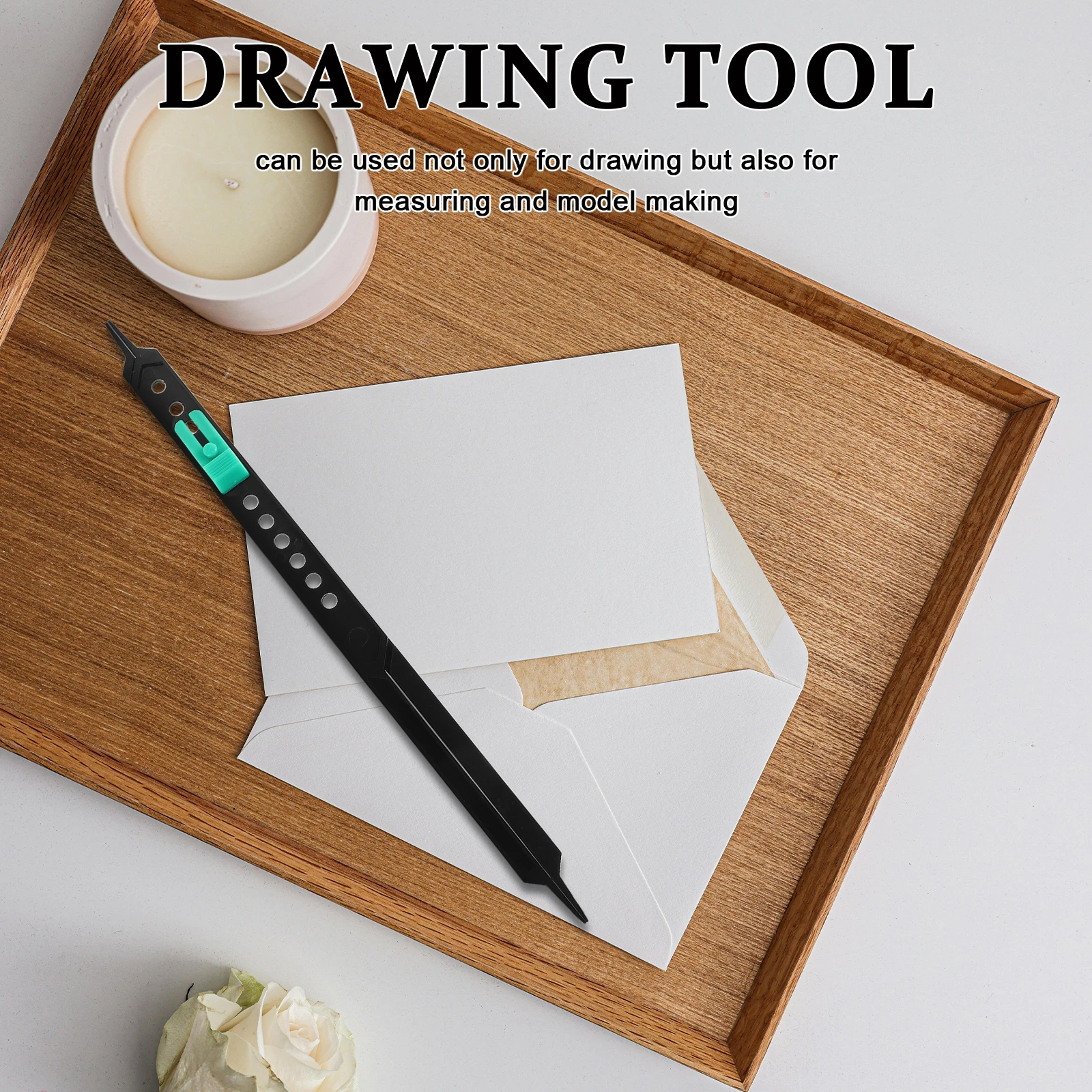 เข็มทิศขนาดปรับ Divider สําหรับวาดวัดเด็กนักเรียนเรขาคณิตศิลปะคณิตศาสตร์สัดส่วนร่างเครื่องมือเข็มทิศ