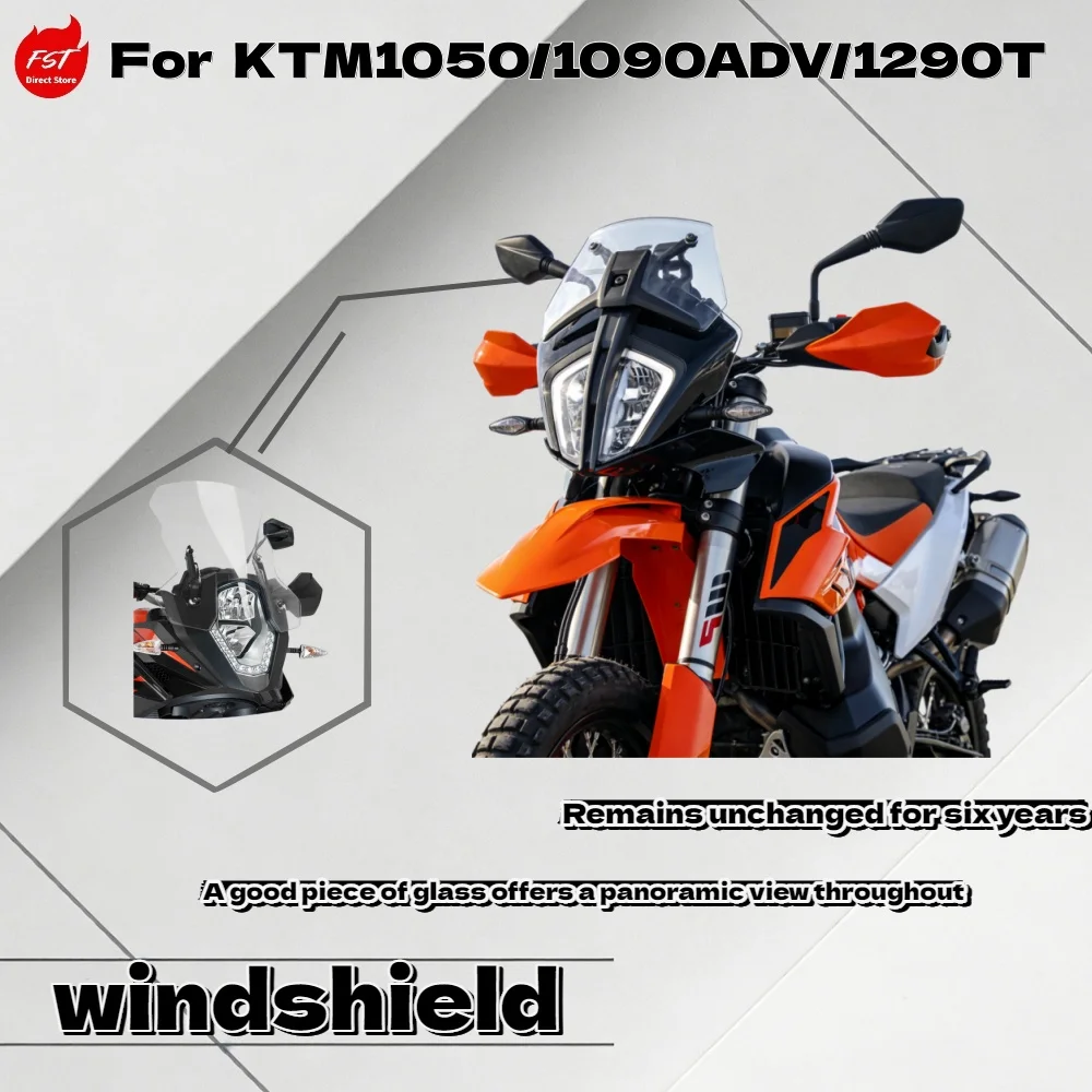 

Для KTM 1050/1090/1190 ADV 1290 Super Adventure T: Модифицированное увеличенное переднее ветровое стекло/дефлектор
