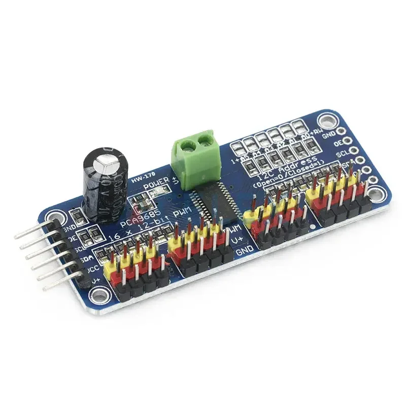 16 Channel 12-bit PWM/interface de Driver-I2C servo PCA9685 module pi bouclier module servo bouclier
