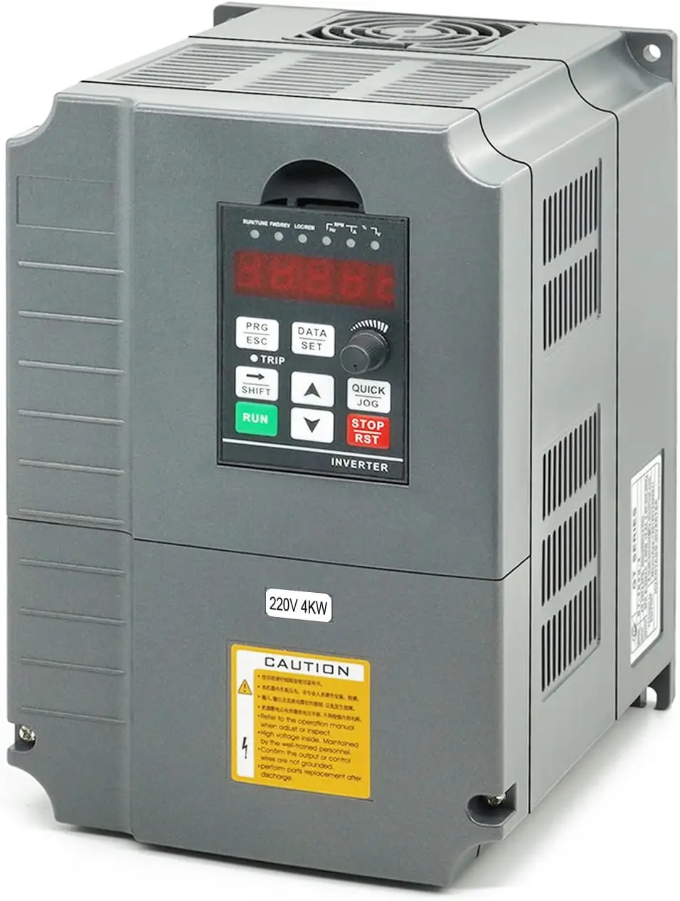 VFD Variable Frequency Drive Converter 4kW 5HP 220V Single to 3 Phase Vector Control 220VAC 1 3 Phase Input 220VAC 3 Phase 0 400
