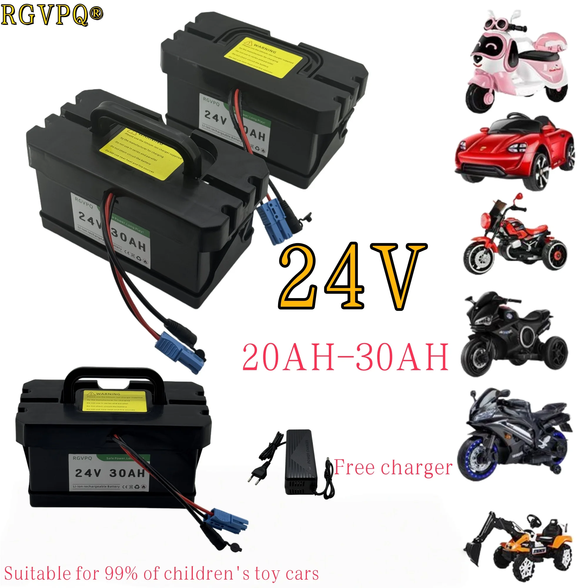 

Air transportation, 24V toy car 18650 lithium battery 20AH30AH, built-in BMS system, suitable for children's toy car equipment