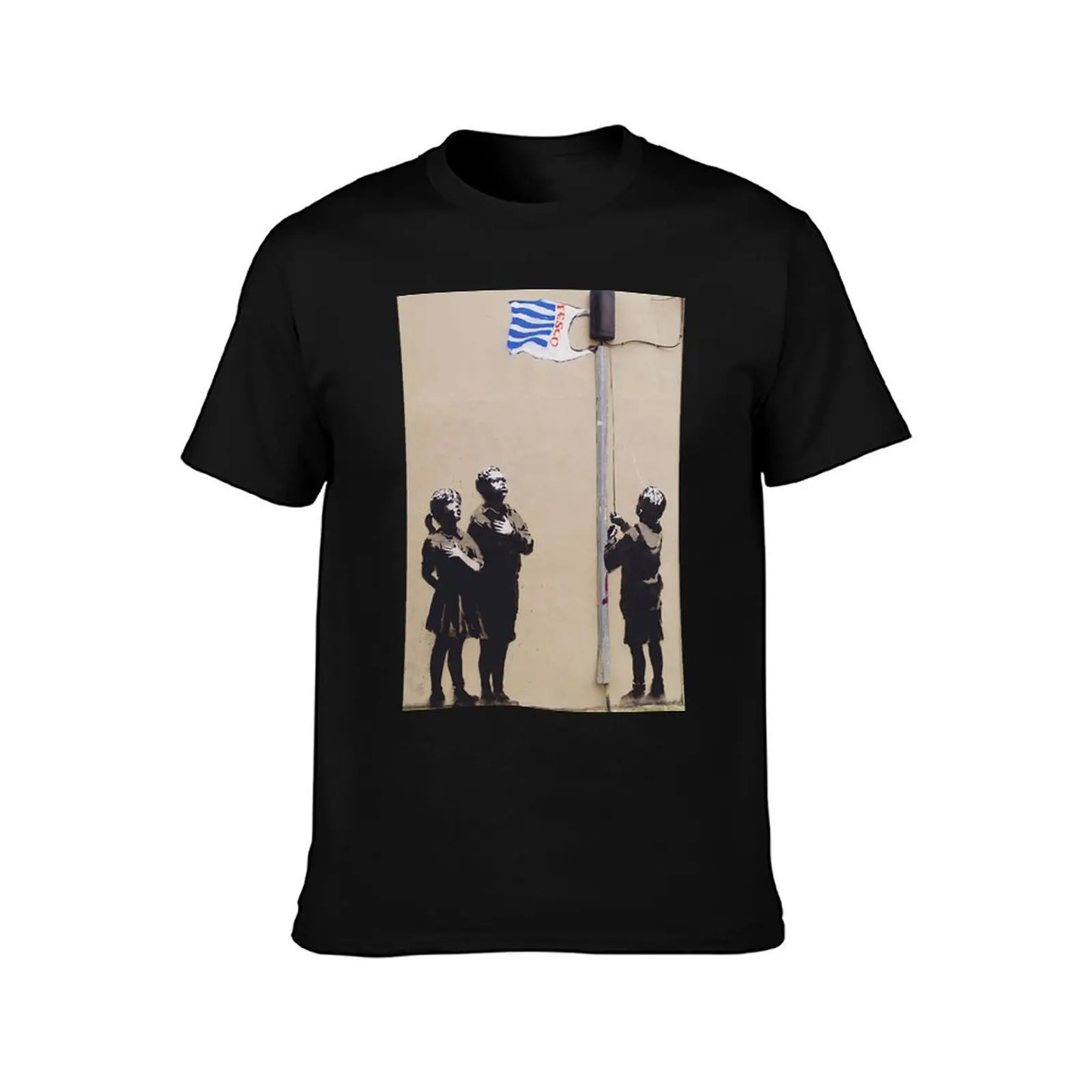 In Tesco We Trust by Banksy T-Shirt Holiday Outdoor T-Shirt