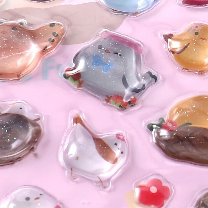 

Cartoon Animal PVC Sticker for Craft Journal Planner Photo Album Scrapbooking