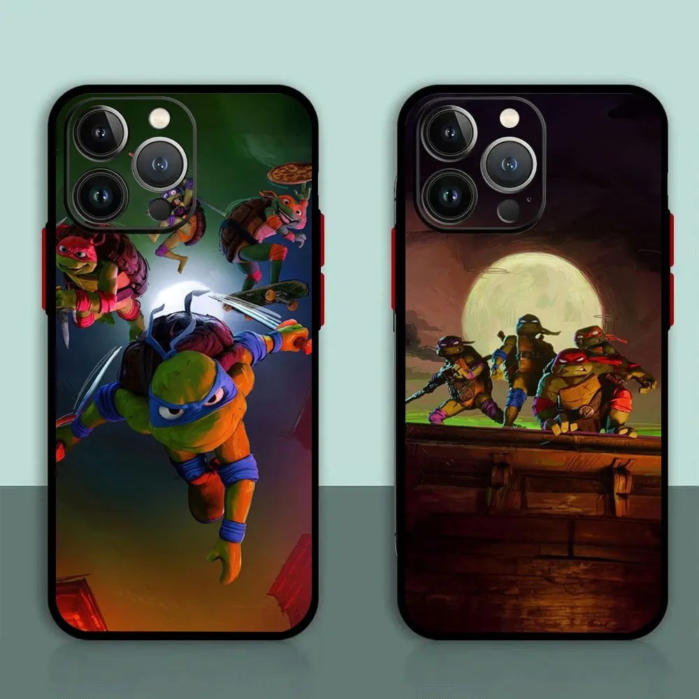 T-Teenage-Mutant-N-Ninja-Turtles Phone Case For iPhone 11,12,13,14,15,XS,XR,X,Mini,Pro,Max,Plus Shell