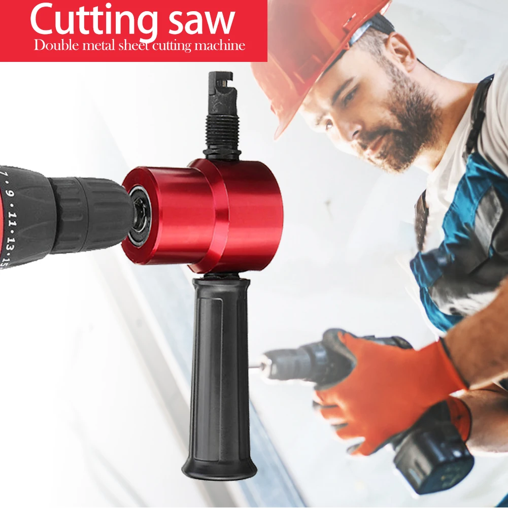 

Stainless Steel Metal Nibbler Cutting Iron Sheet Metal Cutter Drill Attachments