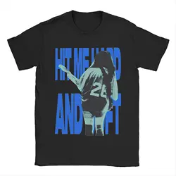 Men Hit Me Hard And Soft T Shirt  Pure Cotton Tops Vintage Short Sleeve O Neck Tees Summer T-Shirt