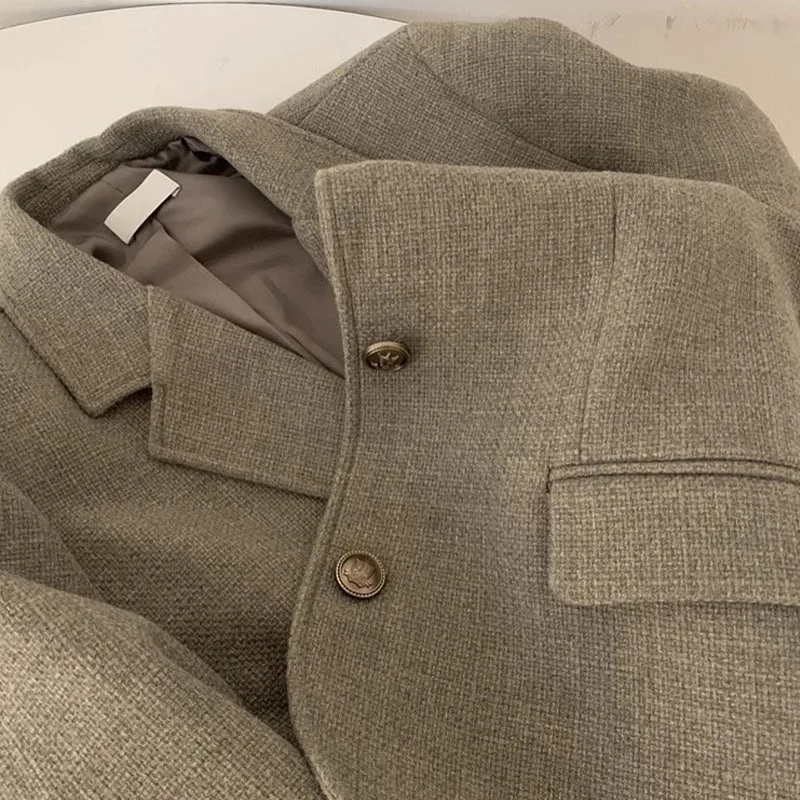 Blazer Damen Winterstil Klein Verdickt Warm