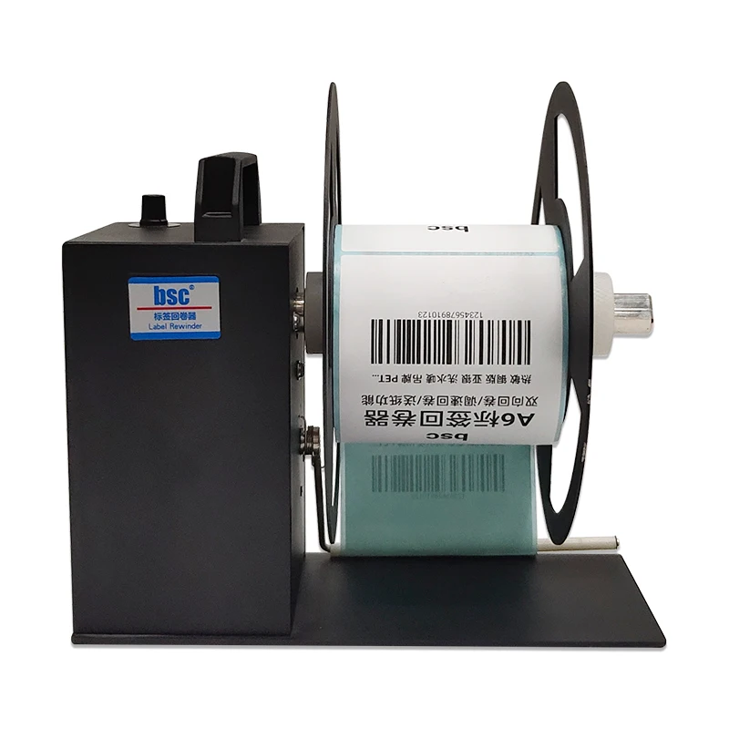 Automatic Electric Label Rewinder Machine for Paper Cartons Tag Unwind Plant Sticker Feeding Winder