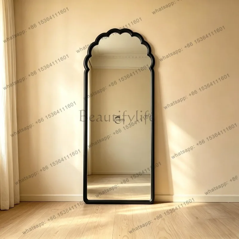 LD Standing Moving Mirror Funky Floor Big Luxury Men Long Girls Bathroom Full Body Bedroom Mirror Modern   Home Products
