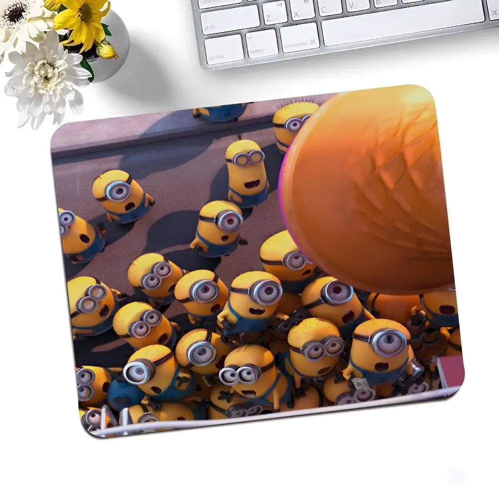 M-Minions Anime Cute Mouse Pad Ultrafine Surface Gaming Accessories Keyboard Pads Gamer Mouse Mat Rubber Desk Mat