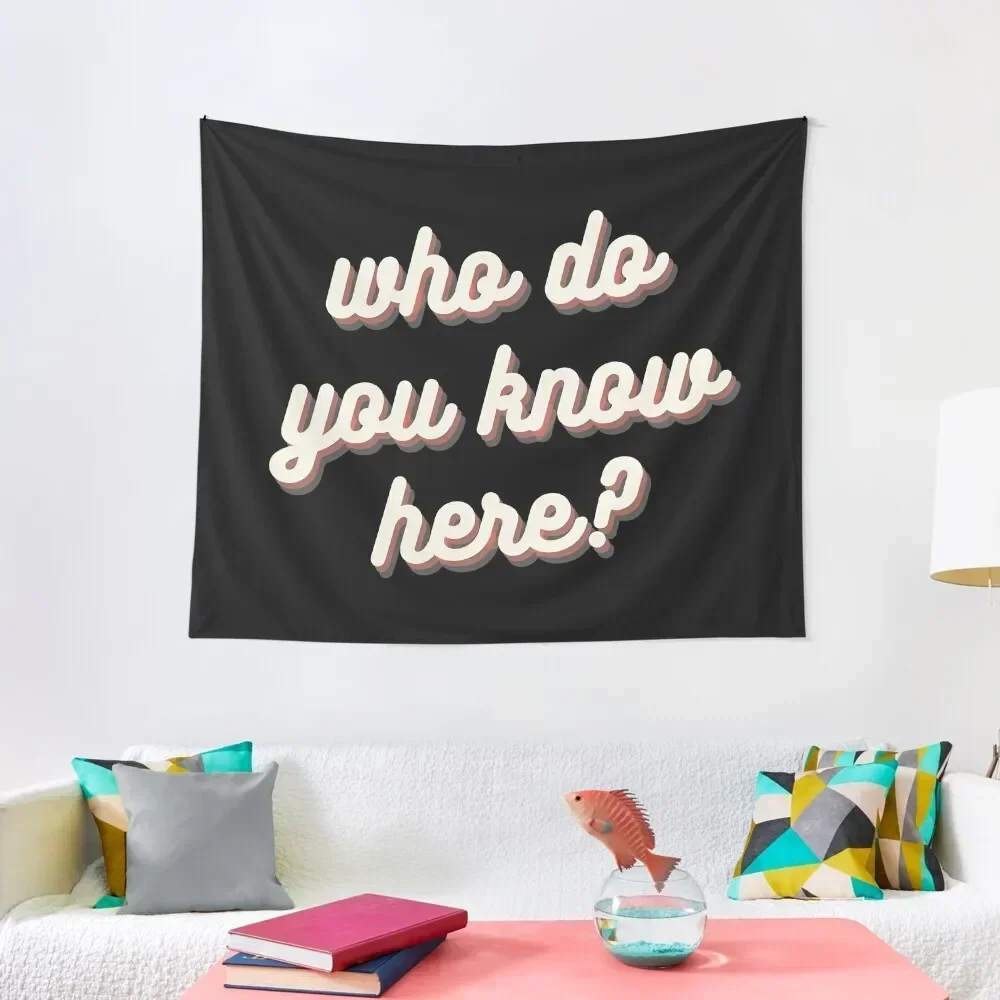 

who do you know here Tapestry Wall Carpet House Decorations Korean Room Decor Wall Hangings Decoration Tapestry