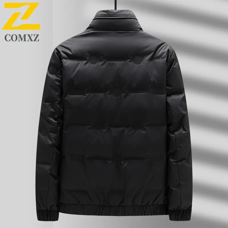 COMXZ Premium Neutral Puffer Jacket Korean Style Fashion Thickened Coat Outdoor Camping Windproof Lightweight Puffer Coat 2025
