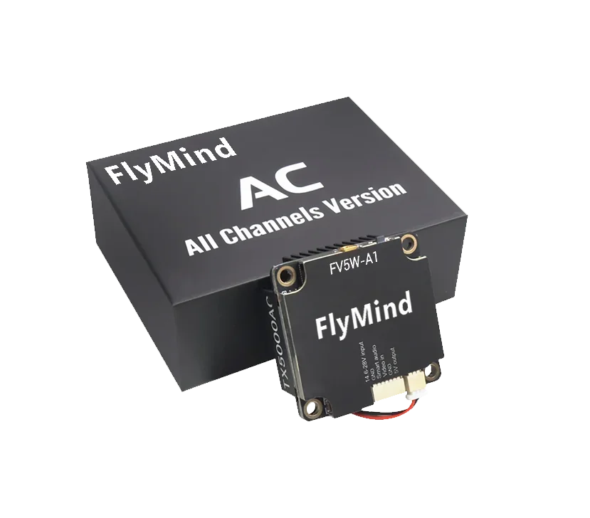 

Flymind Ultra Long Range 5.8GHz 5W 26g VTX With Fan MlC Smartaudio FPV U-AV Dr-one Kit
