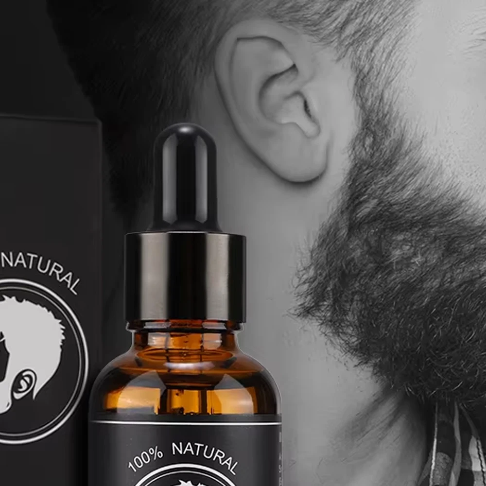 زيت عطري لنمو شعر اللحية، منتج مضاد لتساقط الشعر، زيت إعادة نمو الشارب الطبيعي للرجال للعناية باللحية المغذية #6