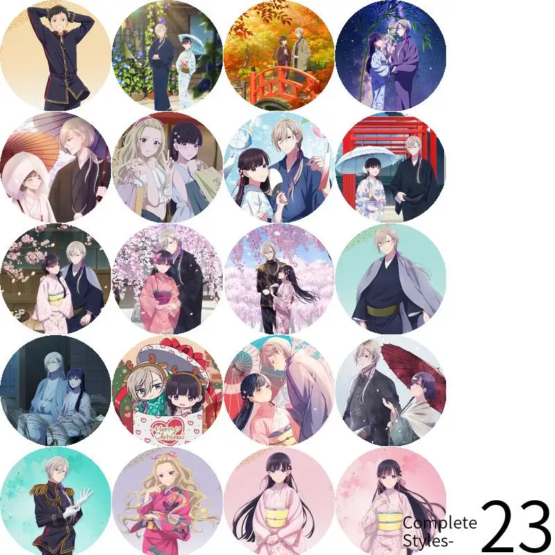 Saimori Miyo Kudou Kiyoka Game Anime Character Badge Brooch anchor Peripherals Pin Customize PersonalizedFashion Accessories DIY