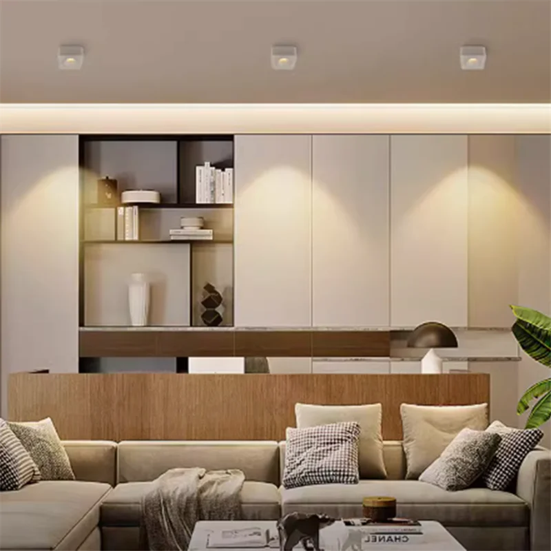 سطح شنت رقيقة جدا LED النازل أوسرام رقاقة 9W12W15W18W20W عكس الضوء مصباح السقف الأضواء AC90 ~ 260 فولت إضاءة داخلية