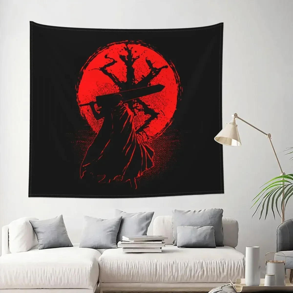 Berserk Guts Tapestry Hippie Wall Hanging Manga Swordsman Gatsu Sacrifice Zodd Anime Room Decor Curtain Psychedelic Blanket