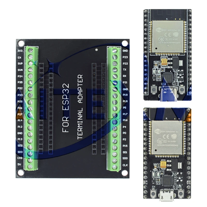 YANXD ESP32 Development Board ESP-32S NodeMCU-32S MICRO/TYPE-C Wireless Module WiFi+Bluetooth IOT Expansion Board